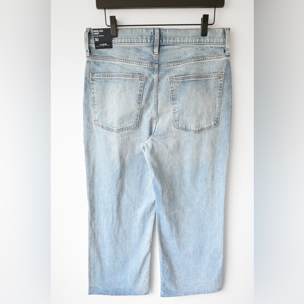 J Crew Wide Leg Crop Jean NWT - Picture 6 of 6
